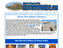 Tablet Screenshot of ahistoryofgreece.com